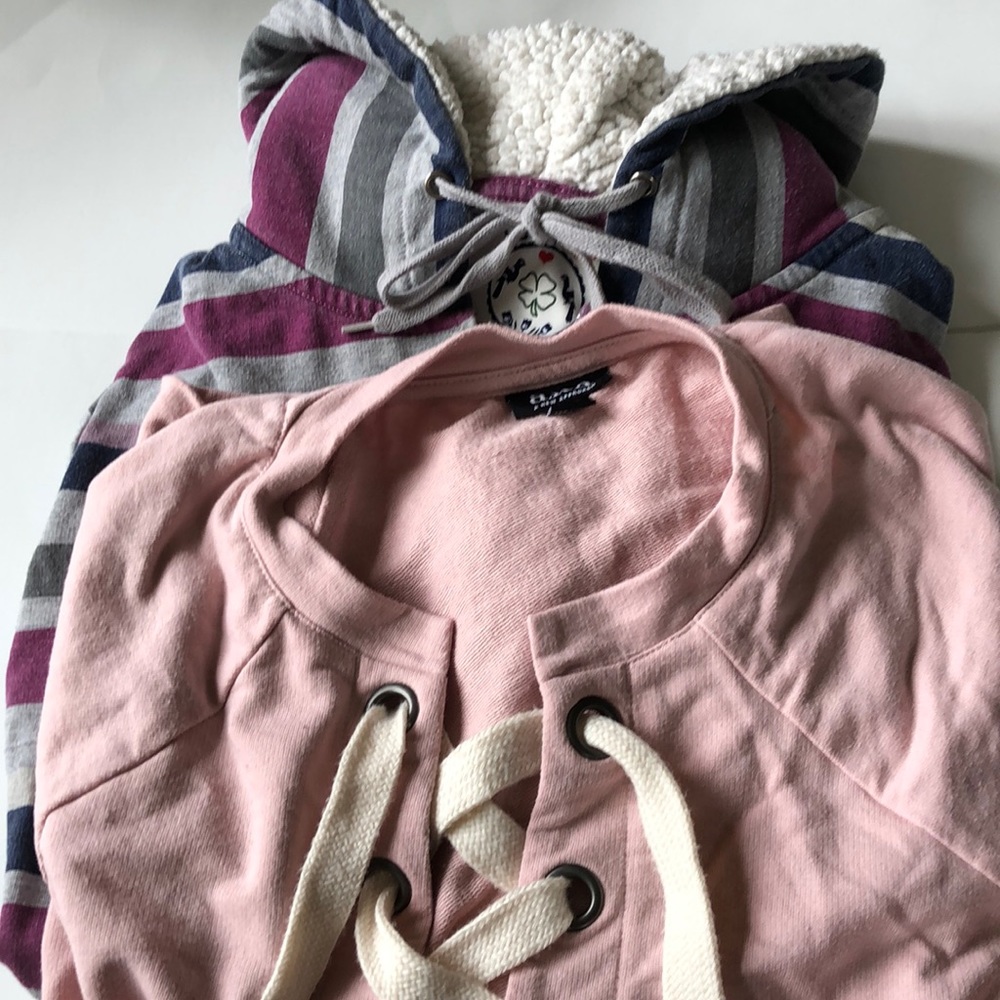 Lace Up Sweatshirt bundle